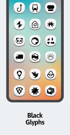 One 3D White Icon Pack - screenshot 5