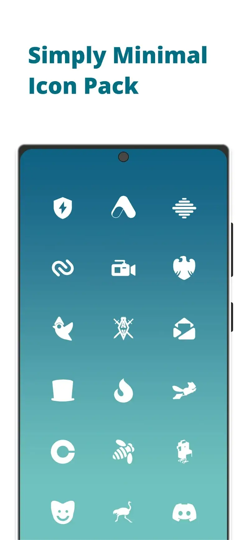 Simply Minimal White Icon Pack - screenshot 1