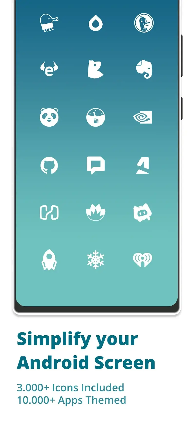 Simply Minimal White Icon Pack - screenshot 2