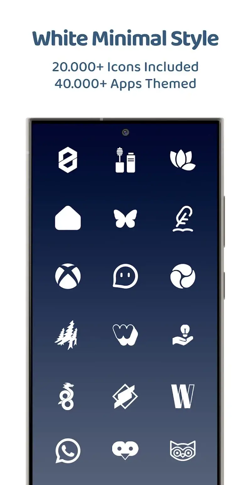 White Moonlight - Icon Pack - screenshot 2