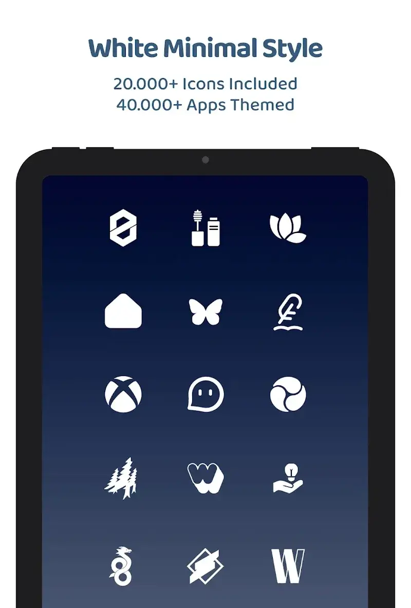 White Moonlight - Icon Pack - screenshot 6