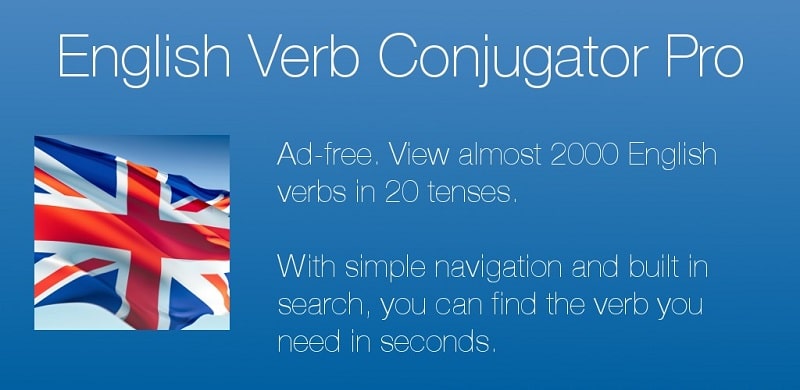 English Verb Conjugator Pro APK - app icon