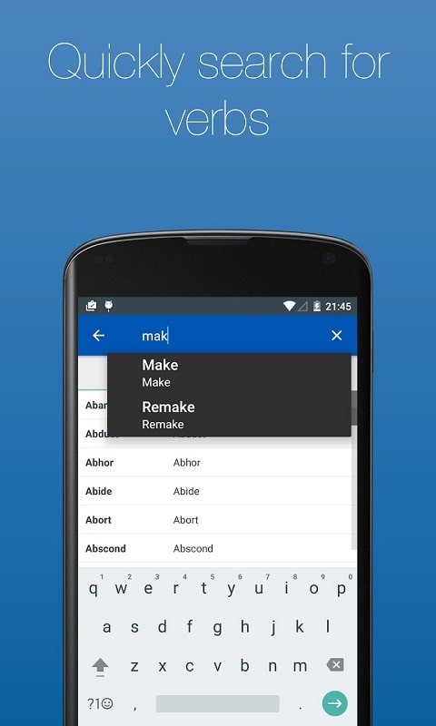 English Verb Conjugator Pro APK - screenshot 3
