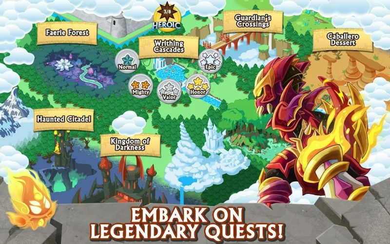 Knights & Dragons Action RPG APK - screenshot 4