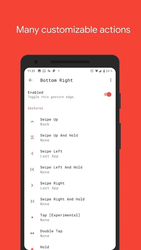 Vivid Navigation Gestures APK - screenshot 2