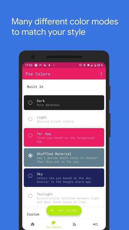 Pie Controls Gestures - screenshot 1