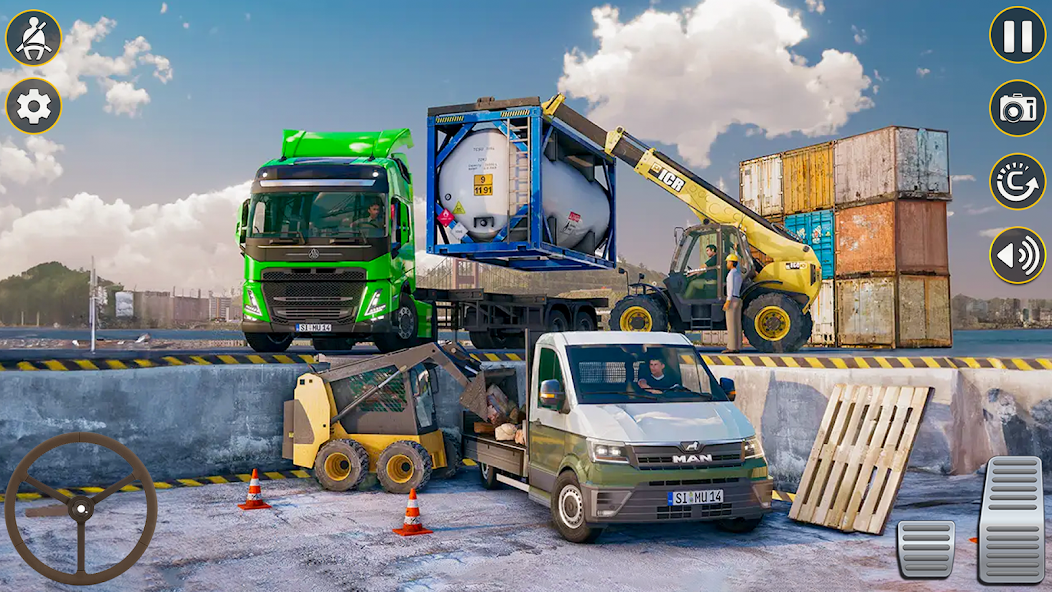 US Truck City Transport Sim - screenshot 14