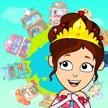 Tizi World: My Play Town, Dollhouse Games for Kids MOD APK icon