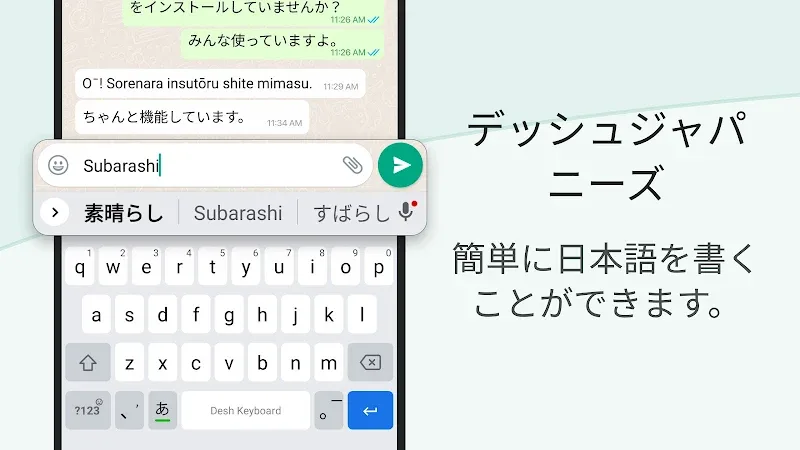 Desh Japanese Keyboard - screenshot 1