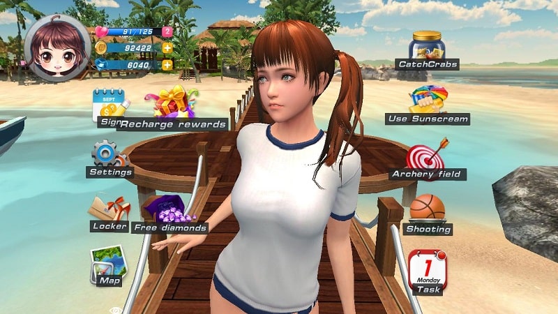 3D Virtual Girlfriend Offline APK - screenshot 1