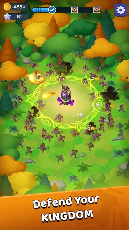 Royal Mage Idle Tower Defence APK - screenshot 3
