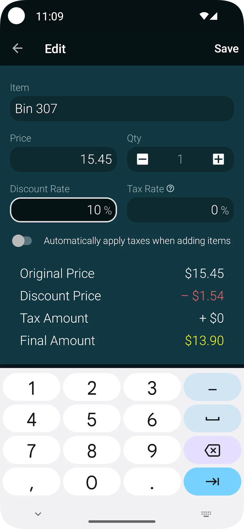 Shopping Calculator - screenshot 2