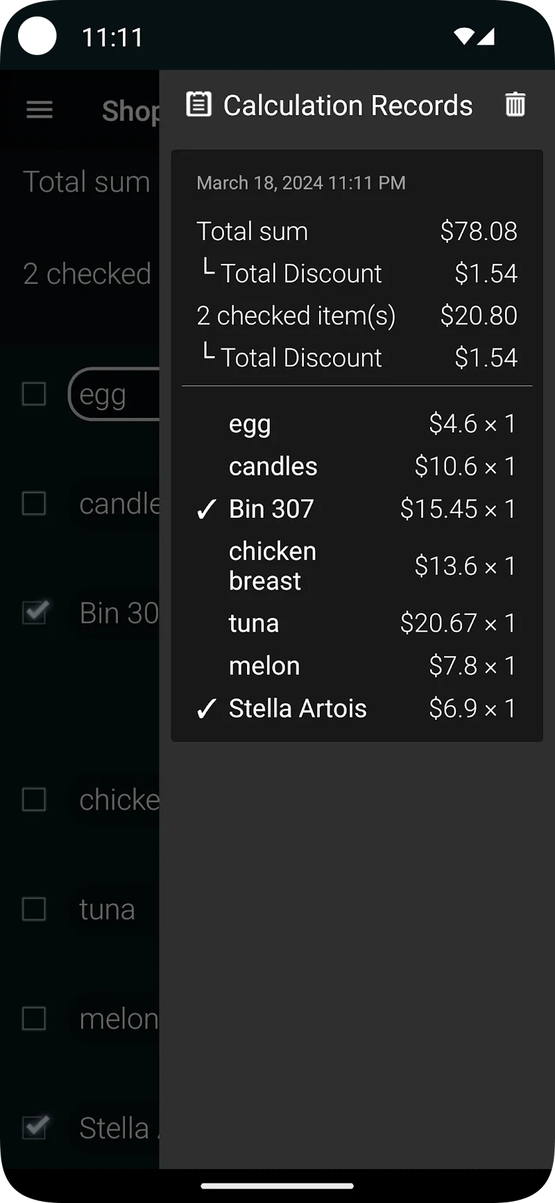 Shopping Calculator - screenshot 5