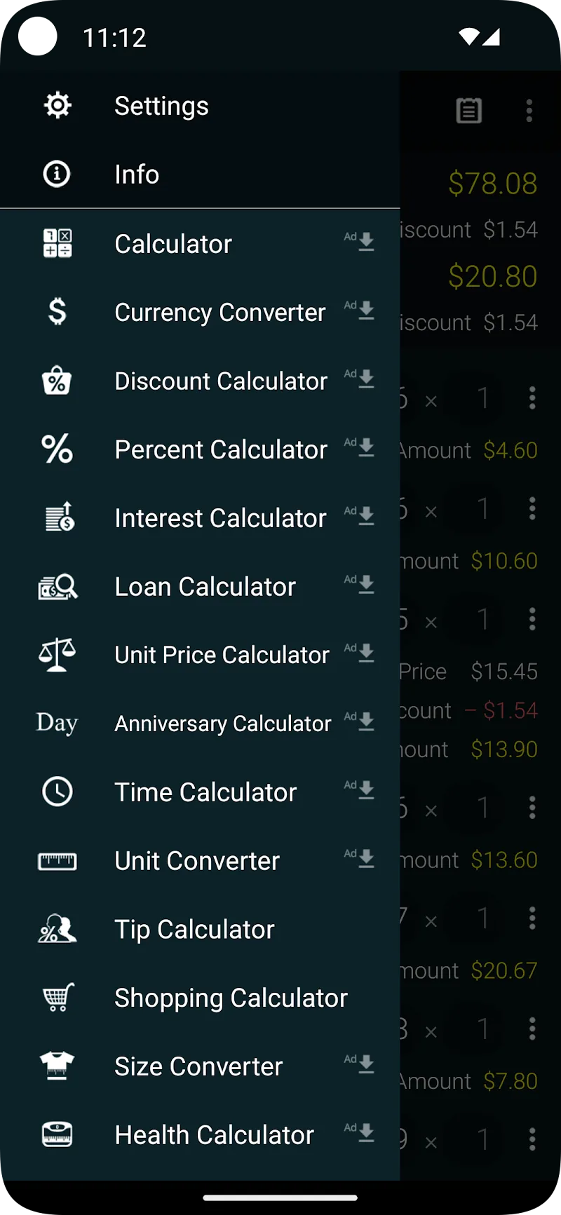 Shopping Calculator - screenshot 6