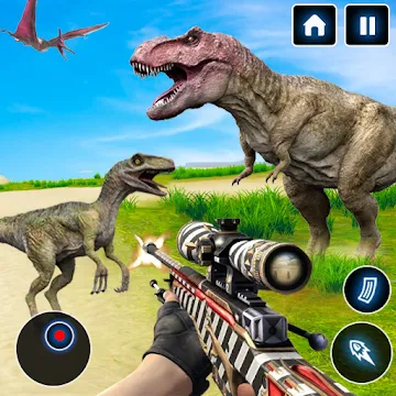 Wild Dinosaur Hunting Games: Deer Hunter 2020 MOD APK icon
