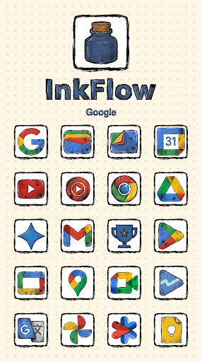 InkFlow Icon Pack - screenshot 1
