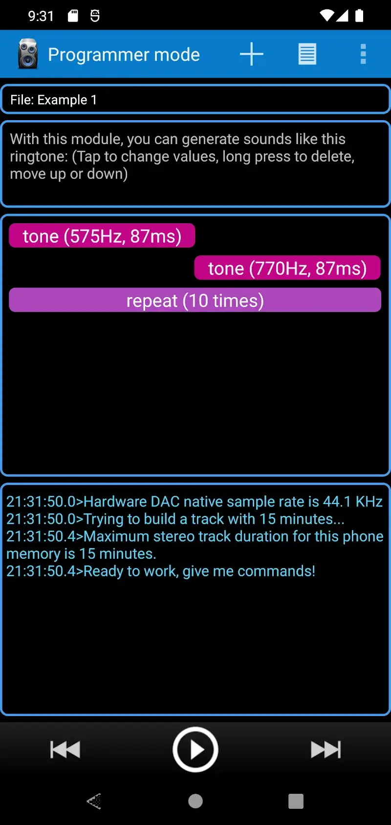 Frequency Sound Generator - screenshot 6