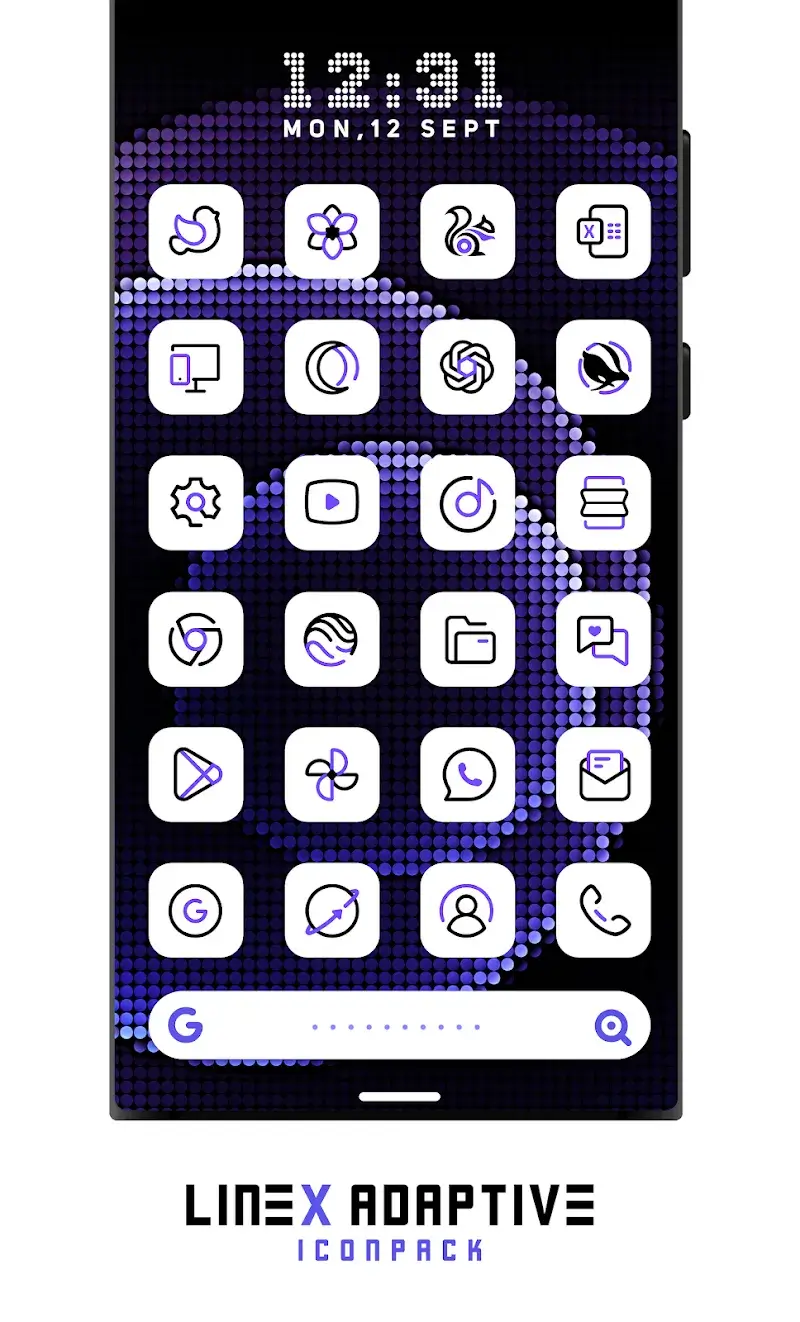 LineX Adaptive IconPack - screenshot 5