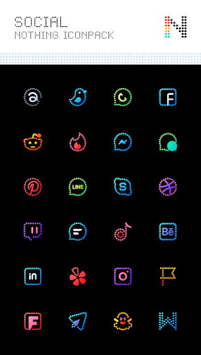 Neon Dots Iconpack - screenshot 3