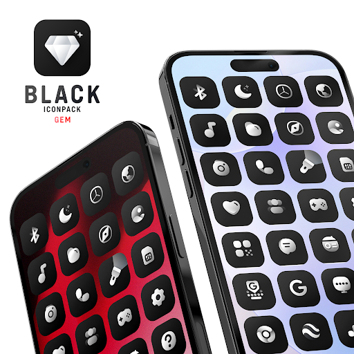 Black Icon Pack - screenshot 1