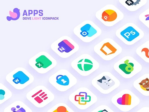 Dove Light Icon Pack - screenshot 4