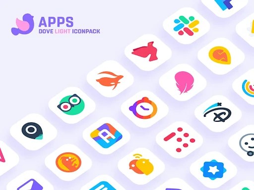 Dove Light Icon Pack - screenshot 5