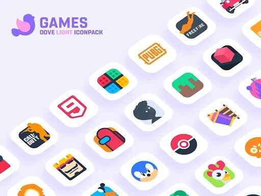Dove Light Icon Pack - screenshot 6