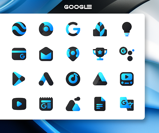 Blue Icon Pack LuXBlue - screenshot 2