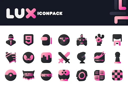 Pink IconPack LuX - screenshot 4