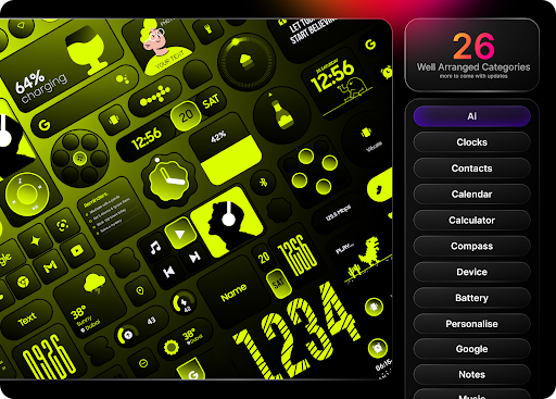 Glass Widgets Pro - screenshot 3