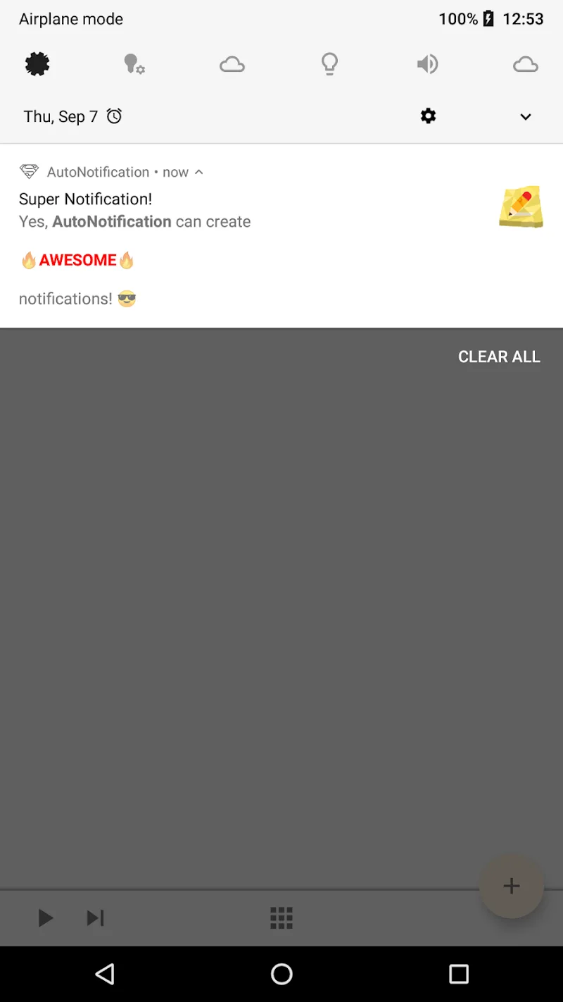 AutoNotification - screenshot 1