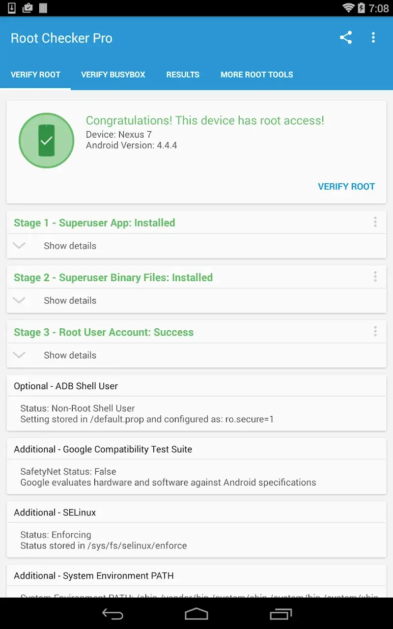 Root Checker Pro - screenshot 5