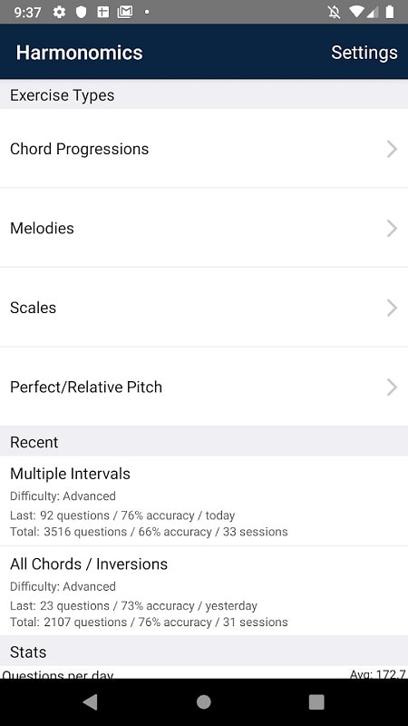 Harmonomics Ear Training APK - screenshot 4
