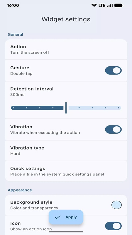 Screen Off Widget APK - screenshot 2