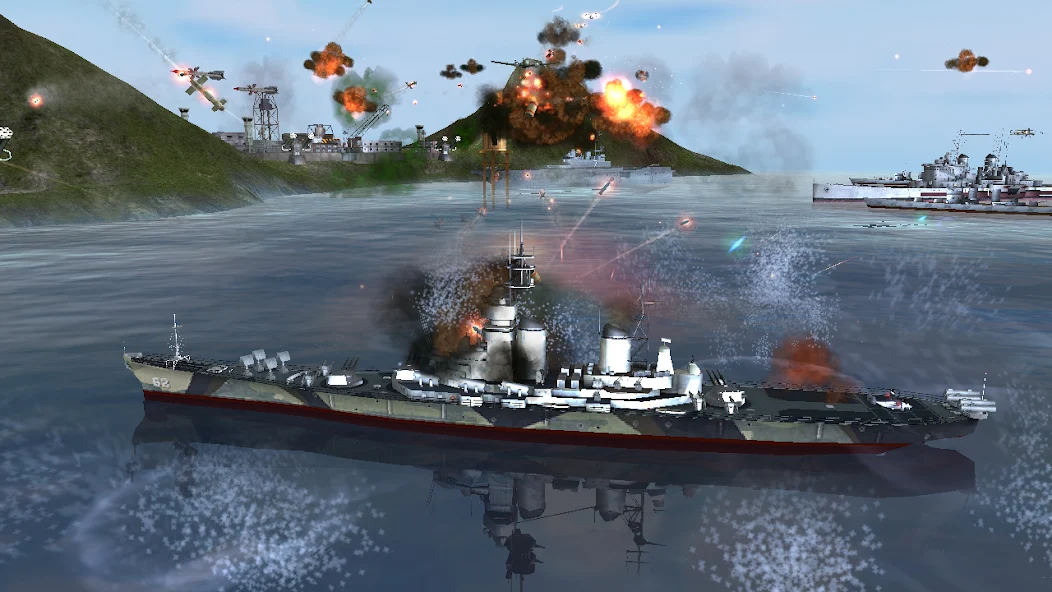 WARSHIP BATTLE: 3D World War II - screenshot 6