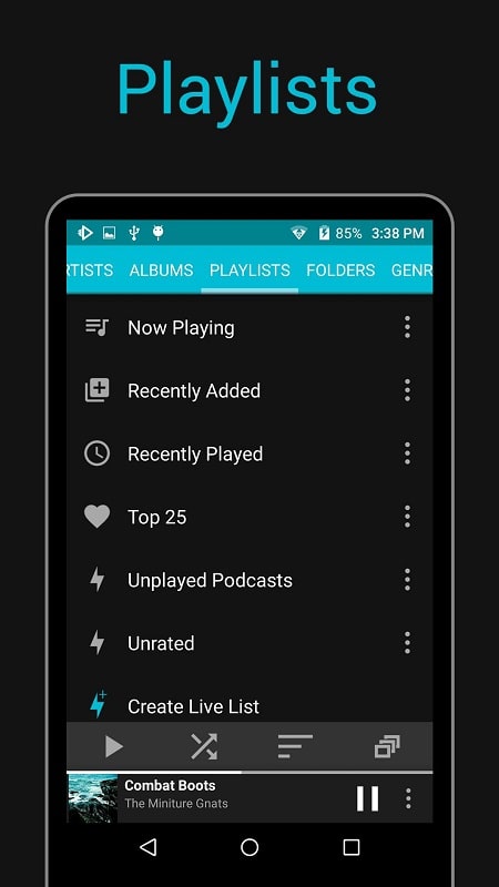 Rocket Music Player APK - screenshot 2
