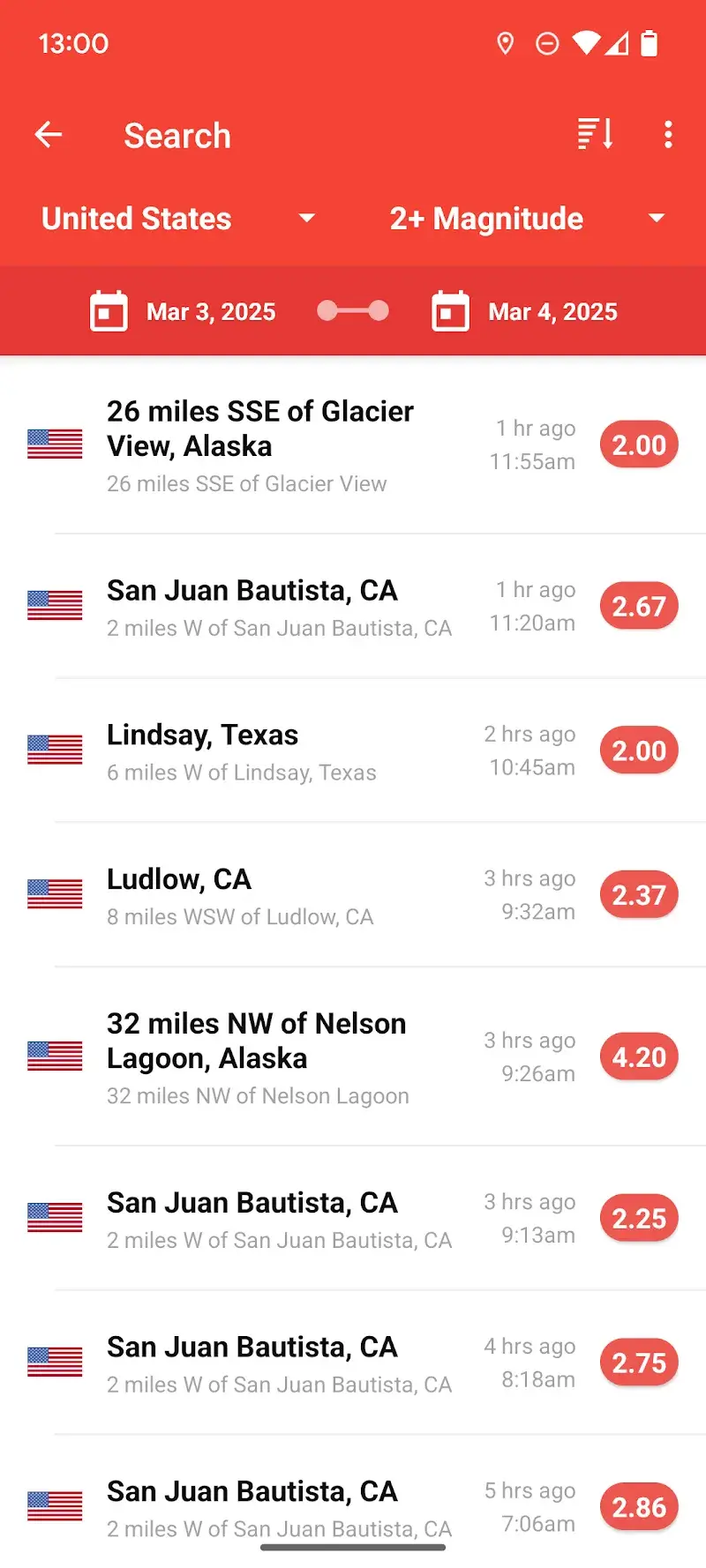 My Earthquake Alerts Pro v26.1.0 APK (Full Version) - screenshot 2