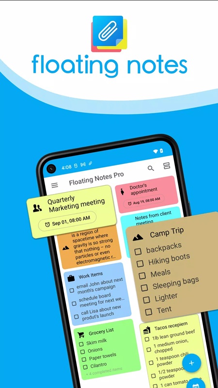 Floating Notes APK - screenshot 2