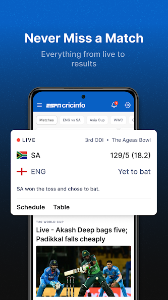 ESPNCricinfo - screenshot 1