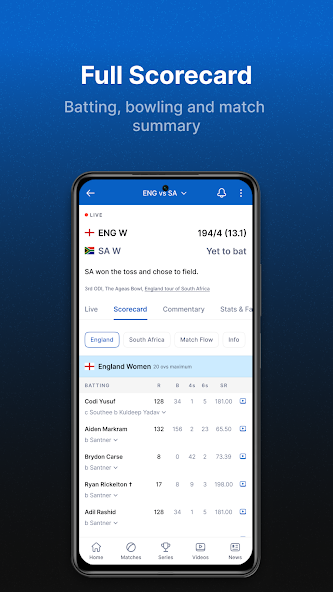 ESPNCricinfo - screenshot 3