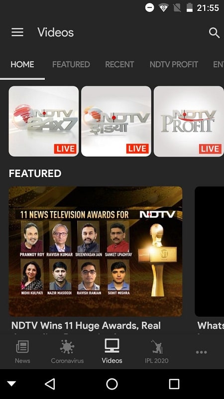 NDTV News APK - screenshot 1