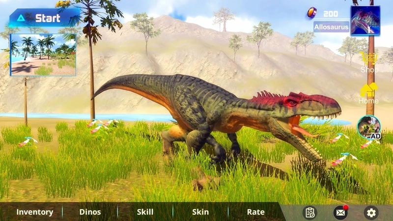 Allosaurus Simulator APK - screenshot 2