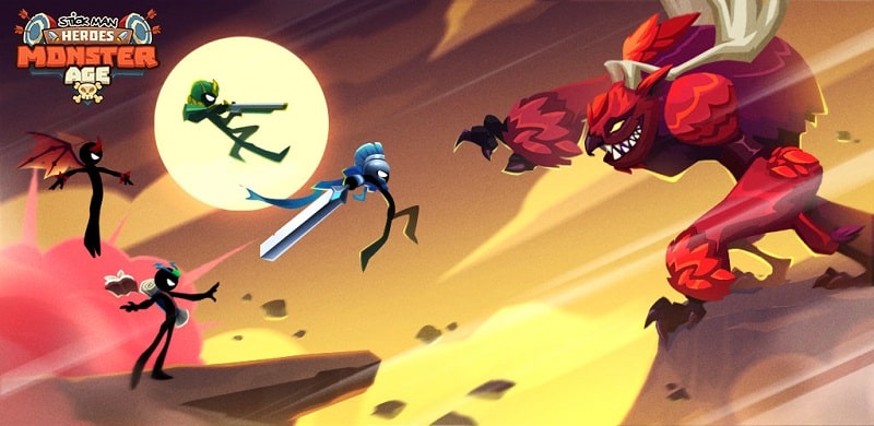 Idle Stickman Heroes APK MOD APK icon