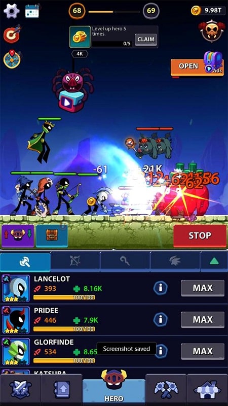 Idle Stickman Heroes APK - screenshot 5