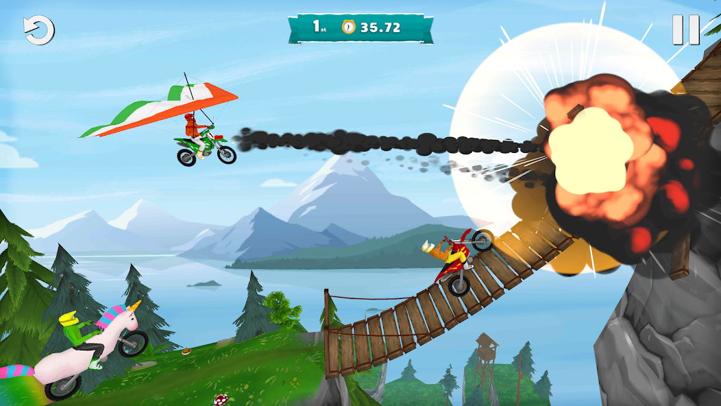 Airborne Motocross Bike Racing - screenshot 17