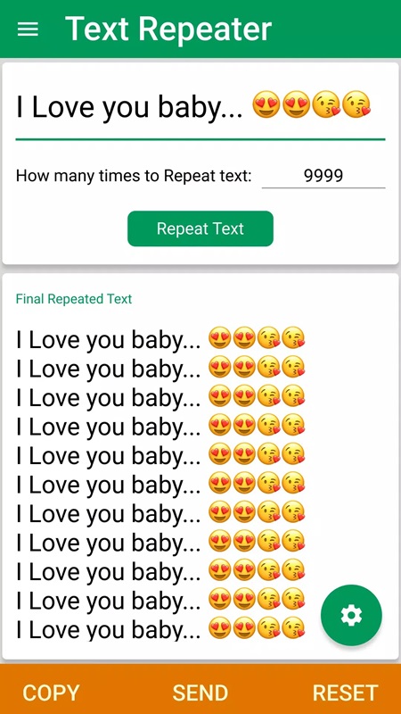 Text Repeater APK - screenshot 2