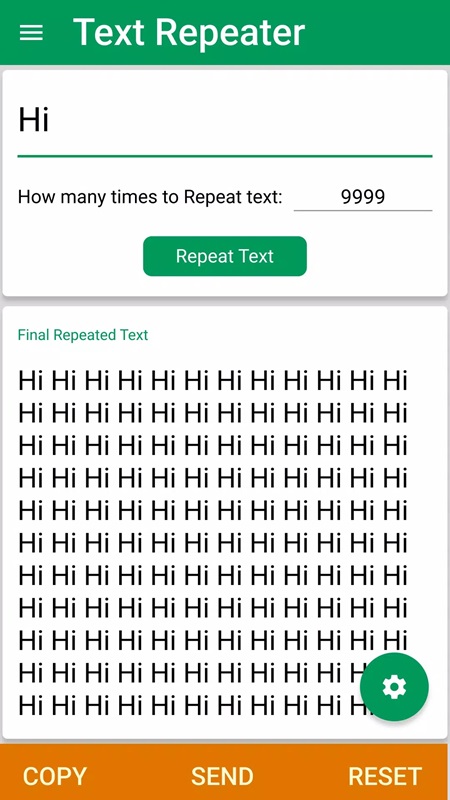 Text Repeater APK - screenshot 5