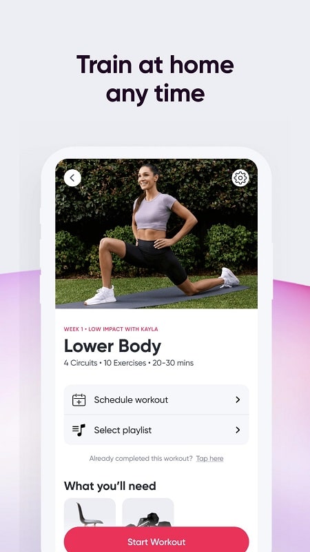 Sweat Fitness App For Women APK - screenshot 1