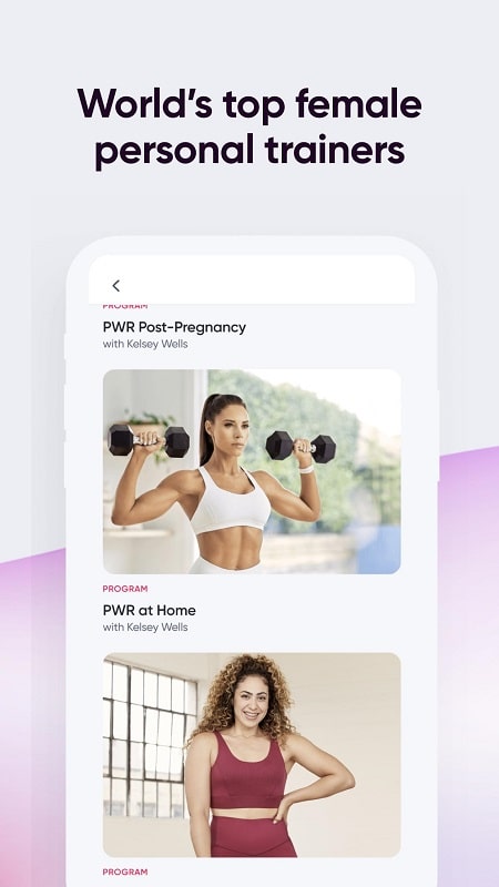 Sweat Fitness App For Women APK - screenshot 4