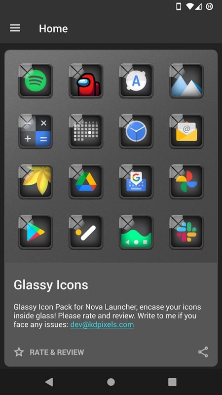 Glassy Icon Pack APK - screenshot 3